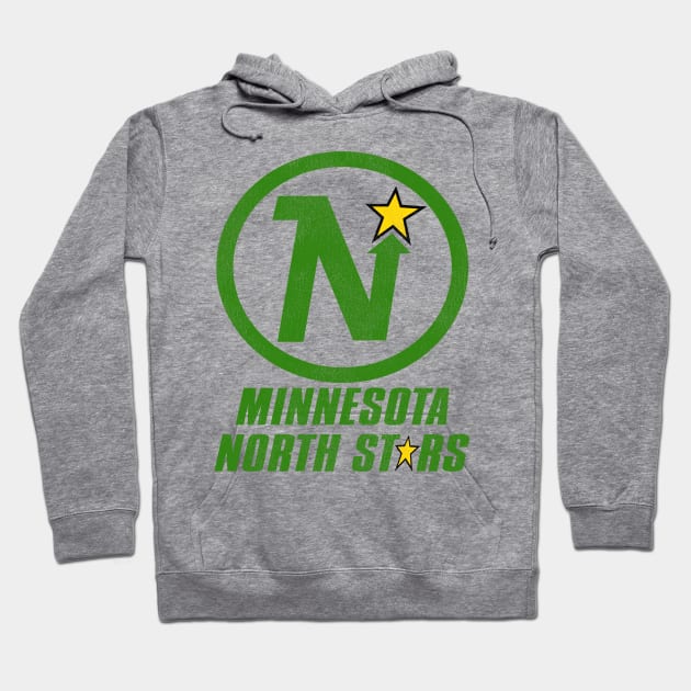 Defunct Minnesota North Stars Hockey Team Hoodie by Defunctland